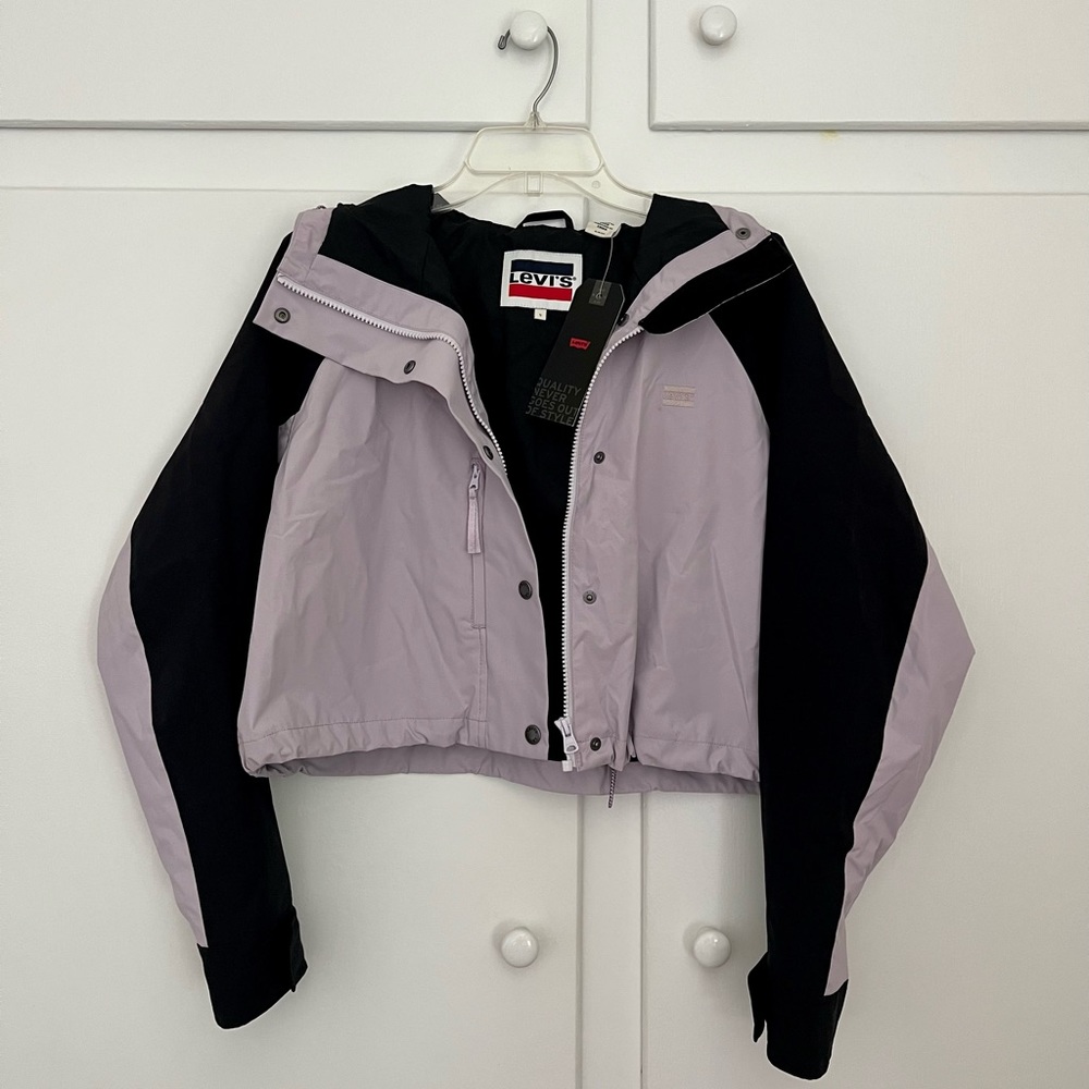 Levi’s Crop Purple Jacket